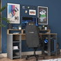 Hanah Home HA110 - 2629 Mesa de estudio Nogal y Antracita